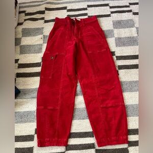 Anthropologie velvet pants
